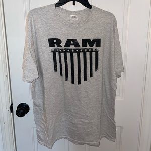 RAM branded XL t shirt, gray